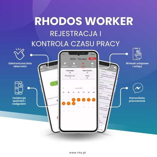 Rejestracja czasu pracy w aplikacji Worker.