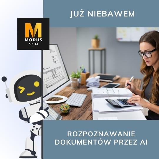 Rozpoznawanie dokumentów w Modus ERP przez AI to kolejny krok w nowoczesne zarządzanie przedsiębiorstwem.