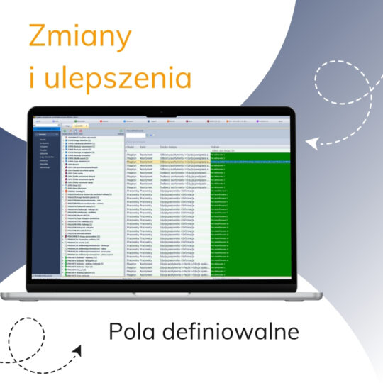 Pola definiowalne w systemie Modus dają możliwość personalizacji systemu.
